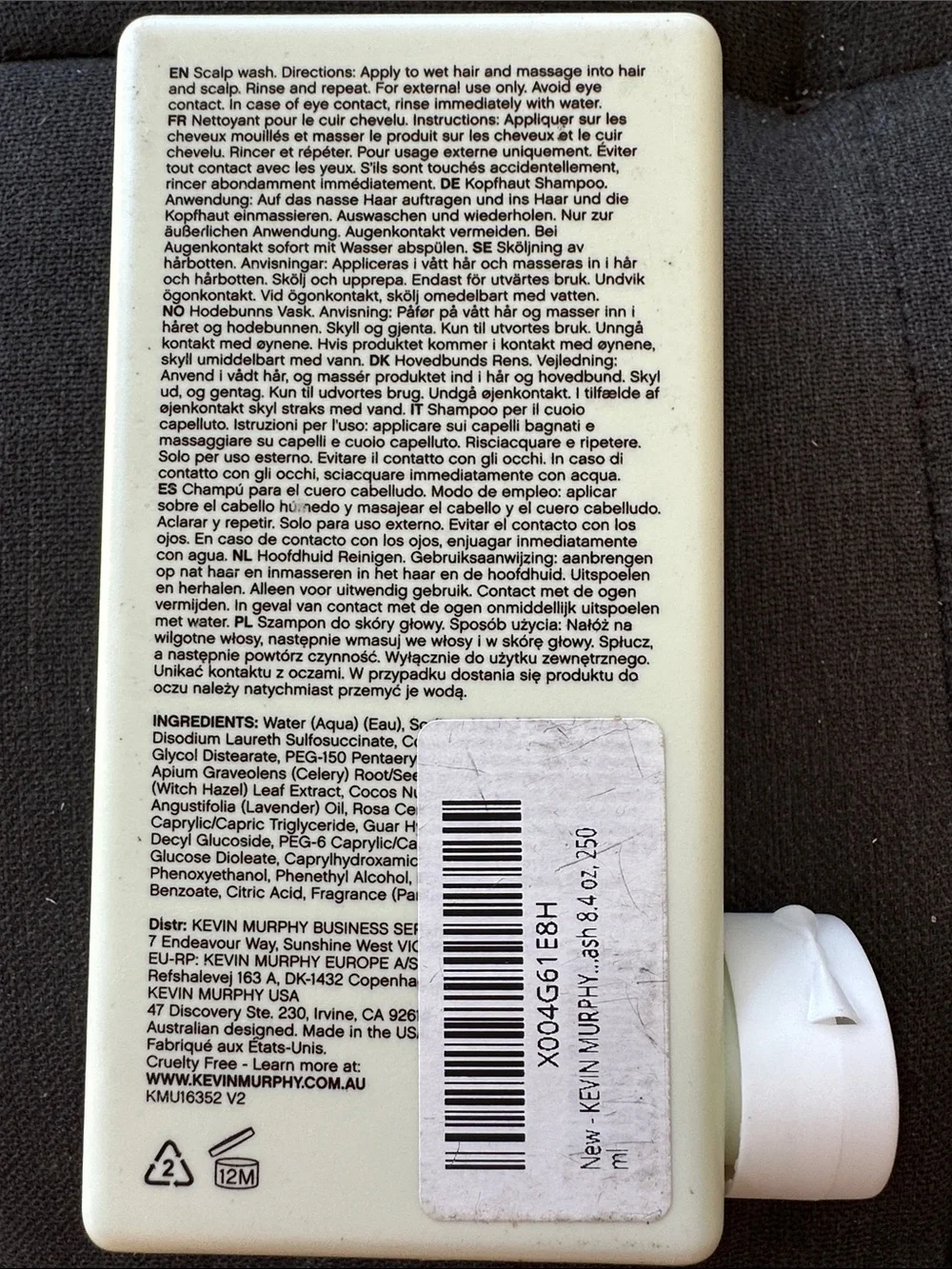 NEW KEVIN.MURPHY SCALP.SPA WASH 8.4 FL. OZ. Kevin Murphy scalp spa wash